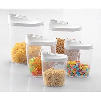 Czemo Schüttdosen Vorratsdosen 5er-Set BPA-Frei Frischhaltedosen