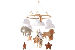 Mamimami Home Baby Bed Mobile Wind Chime Felt Animals Handmade 3D Bell Newborn Crib Cot Hanging Bed Bell Decoration Boy Girl