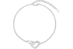 YAFEINI Pulseras de Tobillo de Mariposa Joyas de Plata Esterlina Tobillera Colgante de Mariposa con Baño de Rodio para Mujeres y Niñas