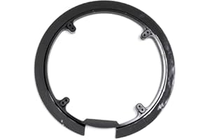 Dapuly Protection de manivelle de vélo, 42/44 dents, universel, pour VTT, VTT, pédalier, avec 4 vis, accessoires pour VTT, vélo de route