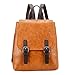 Produktbild Ears Vintage Bag Damen Student Volltonfarbe Farben Lder Schultertasche-Schultasche-Taschen-Rucksack Vintage Women Students 'Pure Colour Leather Shoulder Bag School Bag (Braun)