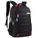 Produktbild Aspen B06BR19 Business Laptop Rucksack 15.6 Zoll Wasserdicht Wanderrucksack Sportrucksack Reiserucksack Schulrucksack Mädchen Herren Damen ( Schwarz-Rot )
