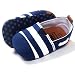 For 0-12 Month,Clode® Baby Boys Toddler Soft Sole Strip Shoes Infant Boy Girl Toddler First Walker Shoes (UK:2(6~12Months), Blue)