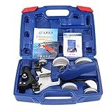 WK-666 Kit de cintrage de tubes et de tuyaux en cuivre, Cintreuse à tube à rochet de réfrigération, Kit de cintreuse à main à cliquet 5-12mm