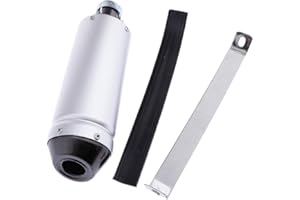 Nouveau Silencieux D'échappement Silencieux Argent 28 MM 50110 125cc Dirt Bike ATV