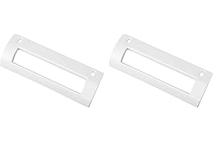 MIRTUX Kit de 2 Tiradores Puerta Frigorífico Compatible con Balay, Bosch, Crolls, LG y Lynx - Medidas: 19,7 cm x 7,5 cm - Código del Recambio: 93613 - Recambios de Frigorífico para Balay