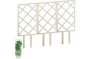 B DYBOHF celosias para jardin planta, celosia madera exterior interior terraza, celosias madera decorativas, soporte plantas trepadoras interior, celosia para balcon, enrejado para plantas trepadoras(reticolo)