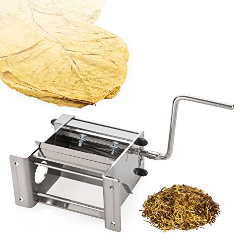 Tabakschneidemaschine TC-100 Plus mit Kugellager 0,8mm Tabakschneider Tabakblätter Tobacco - 3