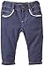 Jean Bourget Baby Girls 0-24m PANTALON DENIM Polka Dot Jeans, Blue (Denim), 3-6 Months (Manufacturer size: 6 Months)
