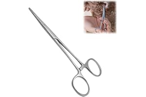 BAVOOTY Pinza Hemostática Multifuncional - Para Pesca, Piercing, Pelo de Mascotas, Veterinaria, Eliminación de Pelo y Desplume de Animales