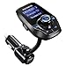 Produktbild Bluetooth FM Transmitter VicTsing, Bluetooth Car Kit, Hands-Free Wireless Car Adapter, Radio Ladegerät mit Dual USB Port und 3,5 mm Audio Port, Display 1,44 Zoll (3,65 cm) für iPhone 7, 7 Plus, SE, Galaxy S7, S6, HUAWEI P10, P9, P8, Sony Xperia, HTC, etc. (Schwarz)