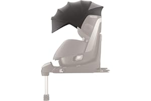 Recaro Kids, Pare Soleil Voiture Bébé pour sièges auto Isofix Zero.1 et Zero.1 Elite, Protection UV 40+, avec Visière Rabattable, Ventilation Optimale, Aluminium Grey