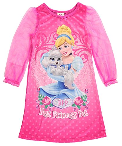 Disney Palace Pets Little Girls' Toddler "Best Princess Pet" Nighty - Pink, 4T