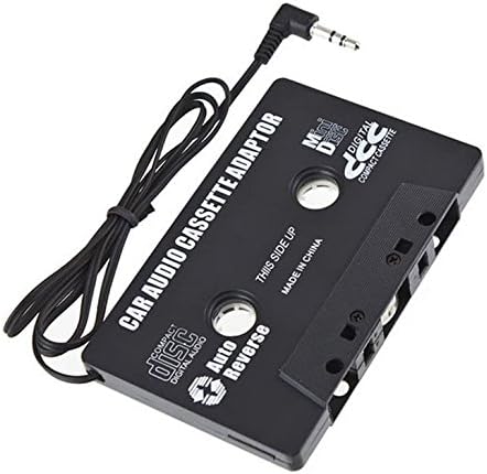 eZoneUK Travel Cassette Adapter for Cars โ Listen to iPods, Smartphones, MP3 Players or a Walkman in a Standard Vehicle Cassette Player โ Vintage/Retro Music Converter