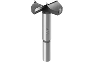 flintronic 38mm Forstner Punte per Legno, Forstner Drill Bit Punta da Trapano Sega a Tazza Lavorazione del Legno Foro ha Veduto Ideali per Realizzare Fori nel Legno Ciechi o Passanti