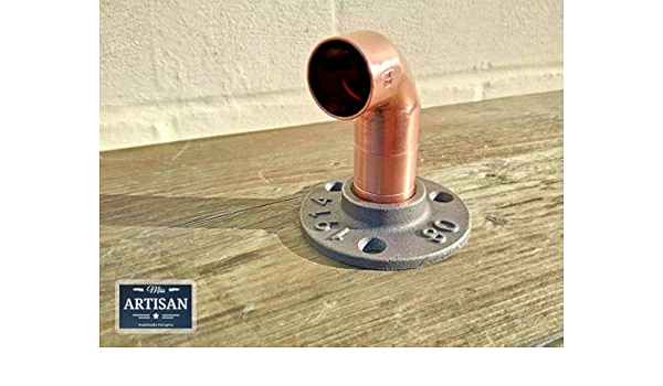 22mm Copper Pipe Elbow Flange Cast Iron Floor Wall Flange Pipe Mount Fits 22mm Copper Pipe Custom Pipe Furniture Fittings Amazon Co Uk Handmade
