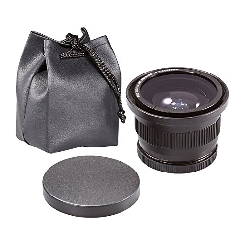 SODIAL R  58mm 0 35x Super Fish-eye Objectif Grand Angle avec Macro Gros Plan Conversion pour Canon EOS 700D 650D 600D 1100D 550D 500D