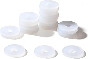 Litorange Grolsch Gaskets Silicone Seals - For Swing Top Bottles-40 Pack Combo Pack Clear, Made from Soft Silicone (Not Rubber, Better Sealing Than Rubber) 40 Pack Clear transparent