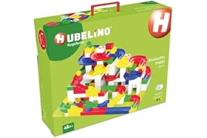 Hubelino 420572 Baukasten Maxi (213-teilig) Kugelbahn, kompatibel