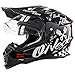Produktbild O'Neal Sierra II Helm Moto XXX Torment Schwarz Weiß Motorrad MX Motocross Enduro Cross Offroad, 0817-60, Größe L