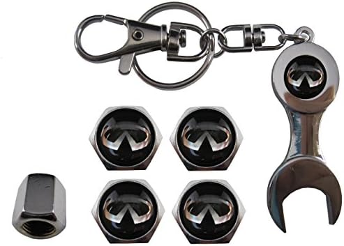 Valvulas of Stainless Steel for Car + Keyring apreta Nuts Infiniti aut011 – 19
