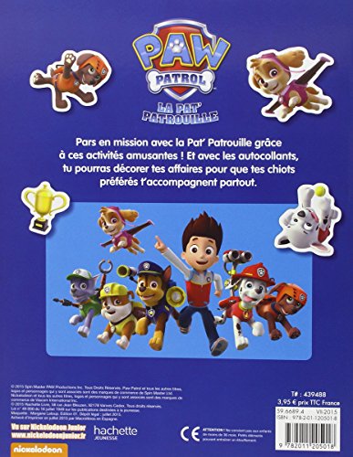 Paw Patrol - La Pat' Patrouille / Mon livre d'autocollants