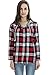 Bearsland Women's Breastfeeding and Nursing Plaids Hoodie Shirt