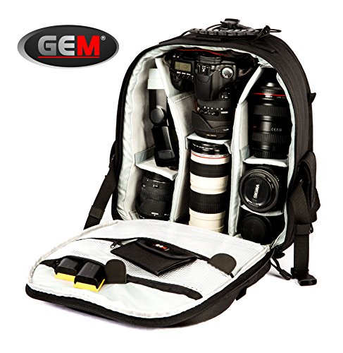 GEM SLR DSLR Sac dos Coque avec tr pied support Housse de pluie pour Canon EOS 200d Kiss X9 Rebel SL2 Garantie vie GEM SLR DSLR Sac dos Coque avec tr pied support Housse de pluie pour Canon EOS 200d Kiss X9 Rebel SL2 Garantie vie