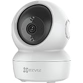 Ezviz Akıllı İ&ccedil; Mekan Kamera WiFi, Hareket Takibi, 360&deg; D&ouml;nen, 10m Gece G&ouml;r&uuml;ş&uuml;, &Ccedil;ift Y&ouml;nl&uuml; Ses, Bulut/Yerel Depolama C6N