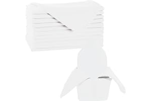 Trimming Shop Tygservetter 10-pack Vita | 50x50 cm Eleganta Bordsservetter för Bröllop, Fest och Middag