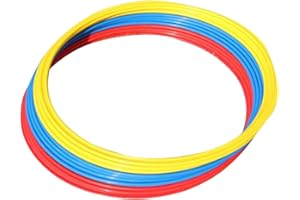 BESPORTBLE 6Pcs Scala di Calcio Anelli di Agilità di Calcio Anelli di Allenamento di Calcio Anelli di Agilità di Calcio Anelli di Agilità di Calcio Anelli di Allenamento di Calcio Anelli di