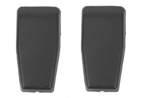 Daoco Lot de 2 couvercles de charnière de hayon arrière pour porte supérieure en verre pour Jeep Wrangler JK & Unlimited 2007-2017