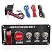 Produktbild 12V 30A Racing Auto Moto Startknopf Zündung Switch Panel, 5 in 1 Kippschalter, T Tocas