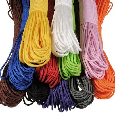 SYG_FR Corde Parachute Paracorde bracelet Nylon 550 30.5m 100FT 7 Noyau bleu