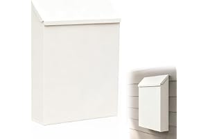 Väggbrevlåda metall, 22 x 6,5 x 29 cm dekorativ brevlåda med nycklar, brevlåda med lås liten, järnkonst staketbrevlåda för he