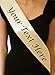 Produktbild Personalisiert Elfenbein Schärpe Ivory Sash Hen Party Night Do Birthday Prom ...