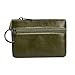 Produktbild Gysad Geldbörse Mini Geldbeutel Männer Portemonnaie Kartenpaket-Dauerhaft-Leder Pouch Wallet für Münzen,Kleingeld,Schlüssel und kleine Sache Mädchen Männer GeschenkArmee grün 10.5 * 7.5 * 0.6cm
