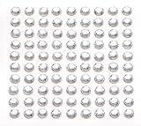 200 x Crystal Self Adhesive Diamante Stick On Rhinestone Gems 5mm by Busy Bead