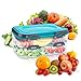 Produktbild Lebensmittel Aufbewahrung mit Deckel - Partycontainer, Frischhalteboxen Container Box - Tragegriff, Abtropfgitter, 2 Etagen, transparent, Kunststoff, eckig, luftdicht - ideal für Küche, Camping, Picknick, für Wurst, Käse, Obst, Gemüse, Kuchen