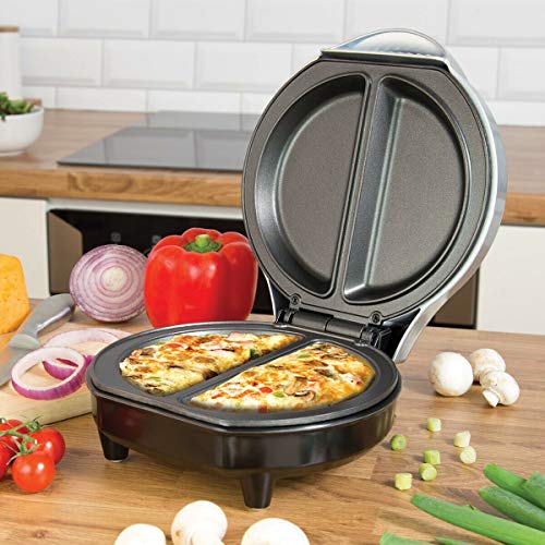 FiNeWaY@ WHITE ELECTRIC OMELETTE MAKER FRYING PAN EGG COOKER BREAKFAST NON STICK 1000W by LIVIVO