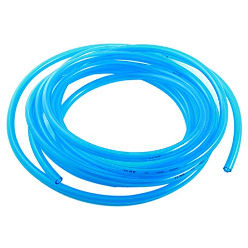 5M 5x8mm Air Compressor Fuel Gas Diesel PU Line Tube Hose Clear Blue