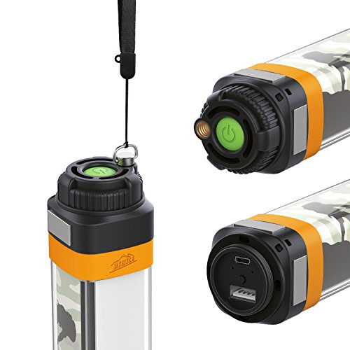 HiHiLL Campinglampe 280lm Ultra Hell mit 4400mAh Powerbank, IP68 Wasserdicht, 7 Lichtmodi, Wiederaufladbare Taschenlampe für Outdoor-Aktivitäten und Alltagsleben (LT-SET2) - 2