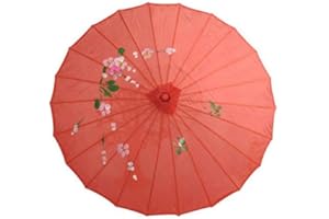 ETHAN Ombrello di Seta Cinese Stile Vintage Ombrello Donne Decorative Danza Servizio Fotografico Arredamento Parasole Puntelli ombrelli Rosso