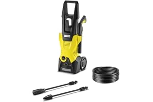 Kärcher K 3- Idropulitrice a Freddo, 120 Bar, 380 L/H, 25 M²/H di Pulizia, Pistola Alta Pressione, 2 Lance, Tubo da 6 m