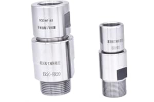 Gbtdoface Collet Chunk,Lathe Turning Tool Collet Block,Thread Adapter Er11 Er16 Er20 Er25 Er32 Collet Chuck Spindle For Motor Rotor(ER20-ER25)