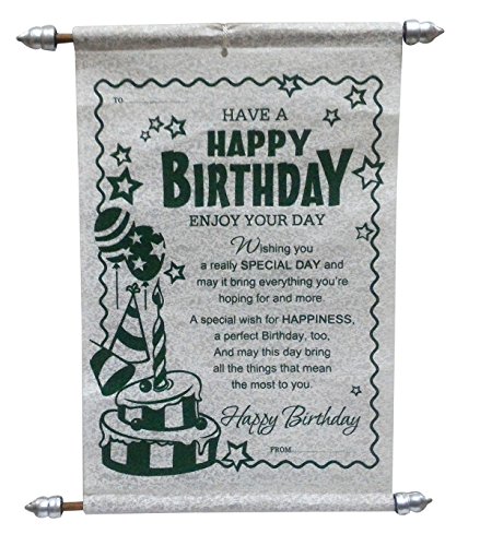 Saugat Traders Birthday Scroll Card