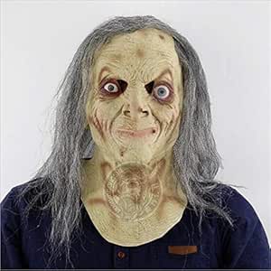 Buy Hitsan Incorporation Full Face Cosplay Scary Long Hair Bald