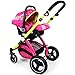 i-Safe System - Mea Lux Trio Travel System Pram & Luxury Stroller 3 in 1 Complete With Car Seat + Rain Covers+ Bag