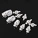 10pcs 3D Silver Crown Crystal Rhinestone Alloy Nail Art Glitters DIY Decoration