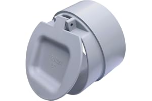 ESEKSAFAR 1pc 6"inch PVC Drain Pipe cap/PVC Backflow Valve non Return Valve for (6inch PVC Pipe(160mm)